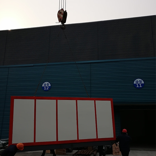 QXD4000电热水锅炉现场吊装